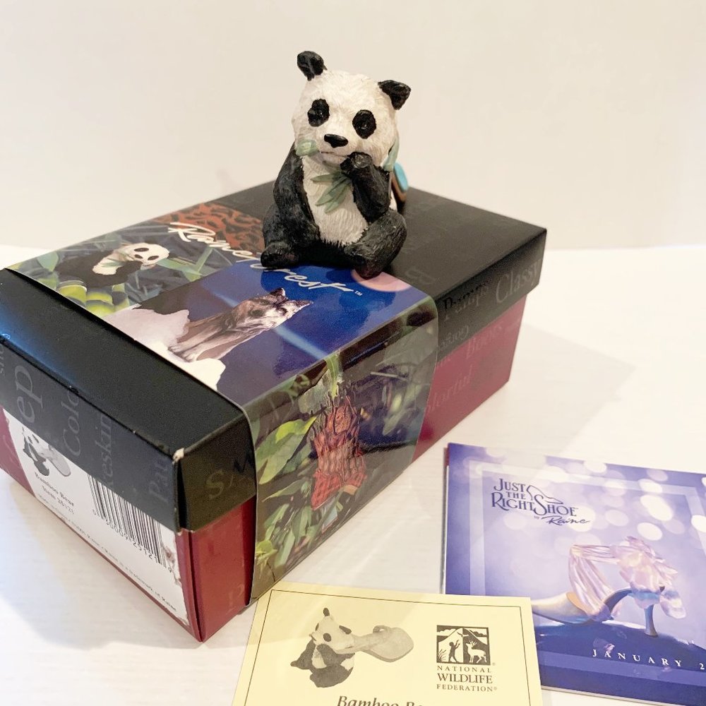 Just The Right Shoe Bamboo Bear by Raine NIB